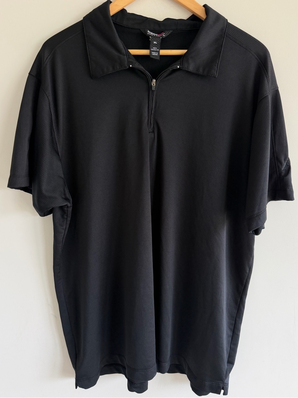 Vintage Bubba Golf Bubba Watson Steve & Barry’s Mens XL Quarter Zip Polo